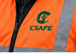 Close-up of CSAFE safety jacket